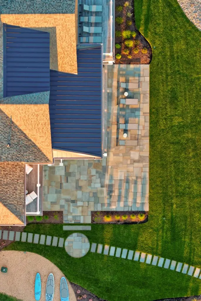 Outdoor living space designed with structure and intention